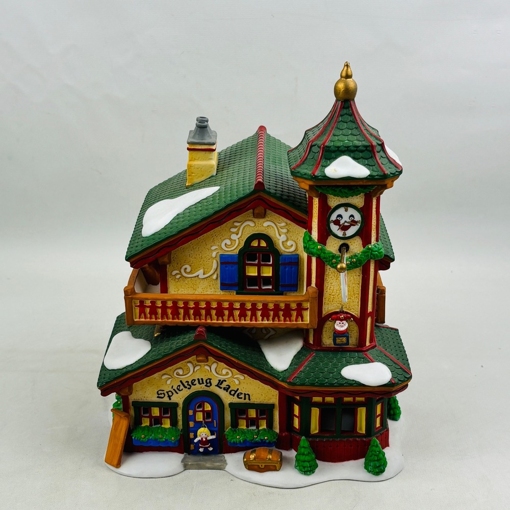 Department 56 Spielzeug Laden Toy Shop 56192 Alpine Village Porcelain Lighted